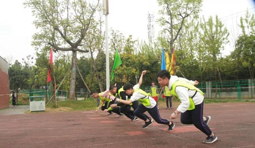 成都经开区实验中学运动会